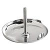 Single Hole Bathtub Drain Overflow Panel With 3 Screws Drain Overflow Panel Bathroom Accessories Round Plastic Kitchen