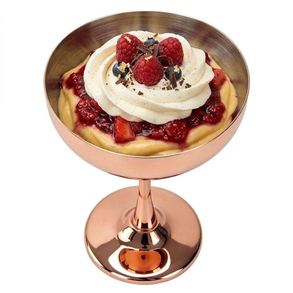 Shatterproof Martini Glass Plated Copper Wine Goblet Stainless Steel Cocktail Glass Parties