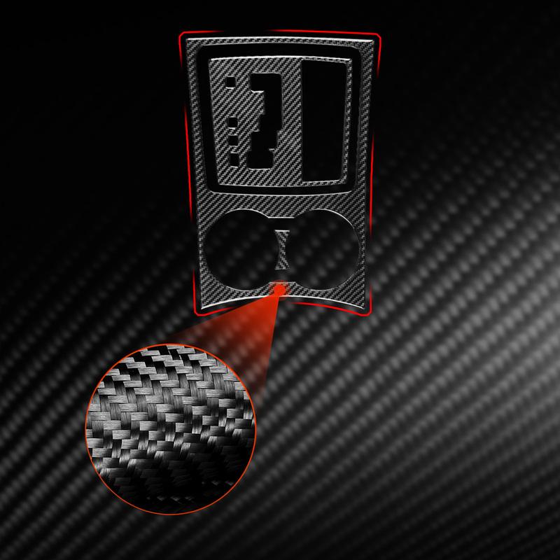 For Chrysler 300 300C 2008-2010 Carbon Fiber Central gearshift storage Panel Cover Car Accessories Interior Decorative Stickers