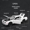 Jiaye 1:22 Dodge Hellcat Demon Eye Alloy Car Model with Sound, Light, and Pull-Back Four-Wheel Shock Absorbers