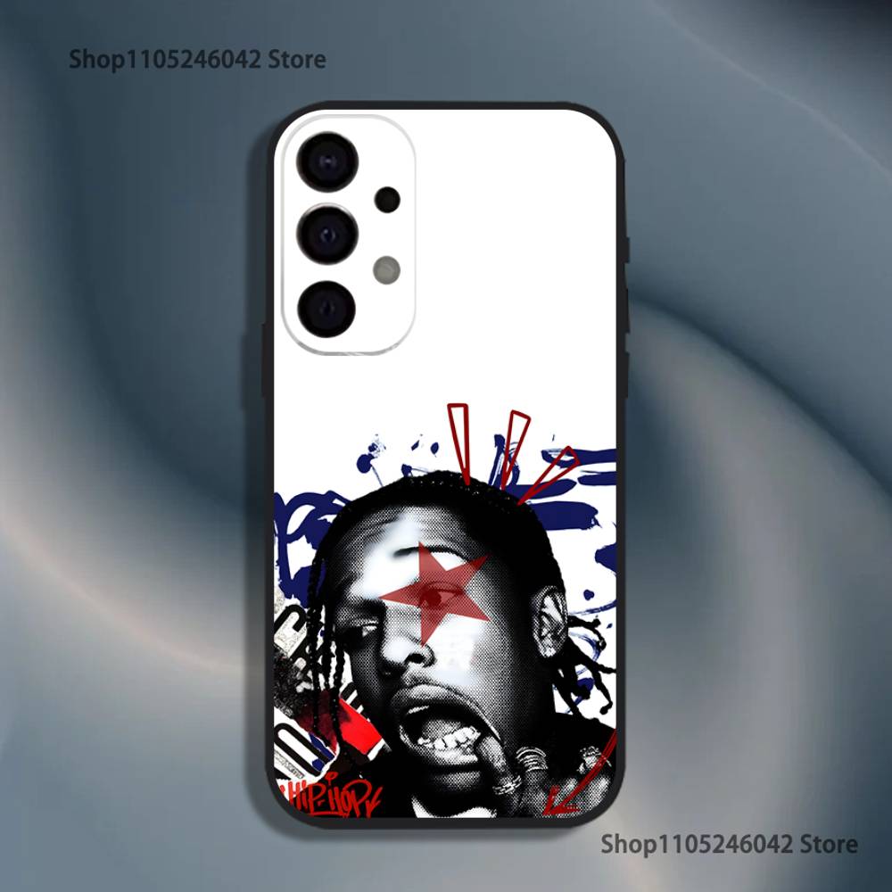 A-ASAP R-Rocky Rapper Handyhülle Für Samsung S26,S25,S24,S21,S22,S23,S30,Ultra,S20,Plus,Fe,Lite,5G Schwarze Abdeckung