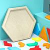 Hexagonal for Tank Figure Puzzle Mold -Building Blocks Brain Teasers Toy Mold Fun and Challenging Logical Thinking Game