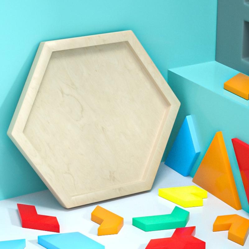 Hexagonal for Tank Figure Puzzle Mold -Building Blocks Brain Teasers Toy Mold Fun and Challenging Logical Thinking Game