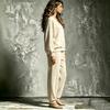 Completo Due Pezzi Donna: Top a Manica Lunga Scollo a V Vestibilità Ampia Rilassata e Pantaloni Jogger