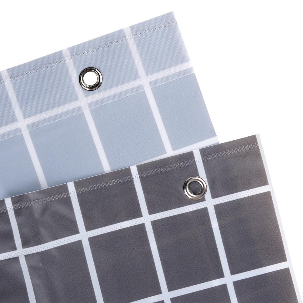 Zasłona Prysznicowa Łazienkowa pod Prysznic do Wanny Haczyki 180x180 cm