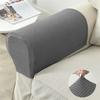 2 Pieces /Set Sofa Armrest Cover Polar Fleece Elastic Couch Armchair Arm Protector Case Stretch Non -Slip Removable Arms Slipcover