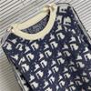 High-Quality Heavy Duty 3D Jacquard Monogram Logo Round Neck Sweater