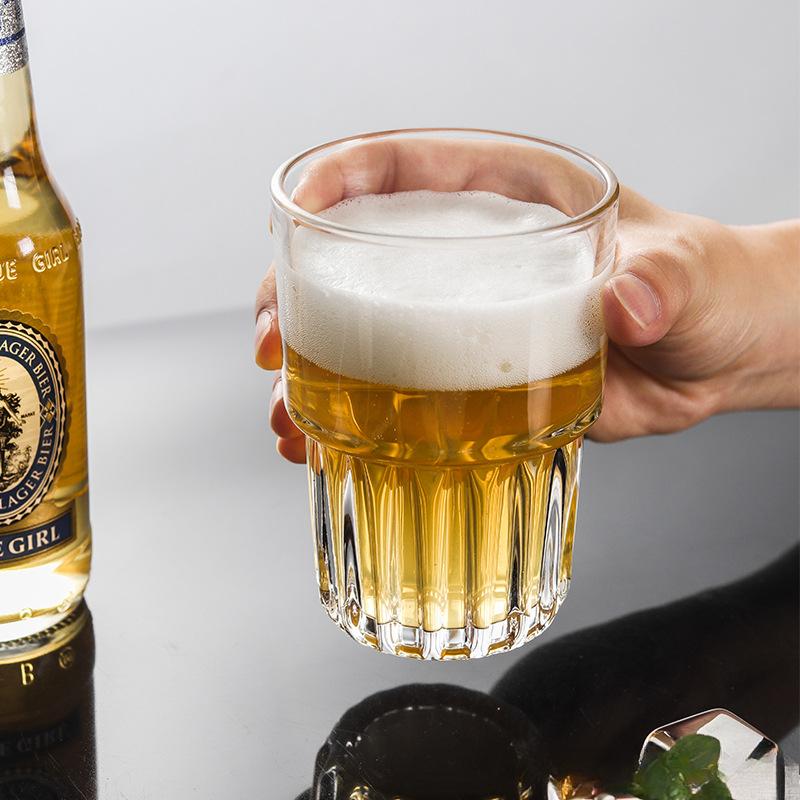 Cocktail Cups Thick and Stackable Glass Cup Beverage Cup Creative Foreign Wine Cup for Bar Home Whiskey Cup Restaurant Tea Cup