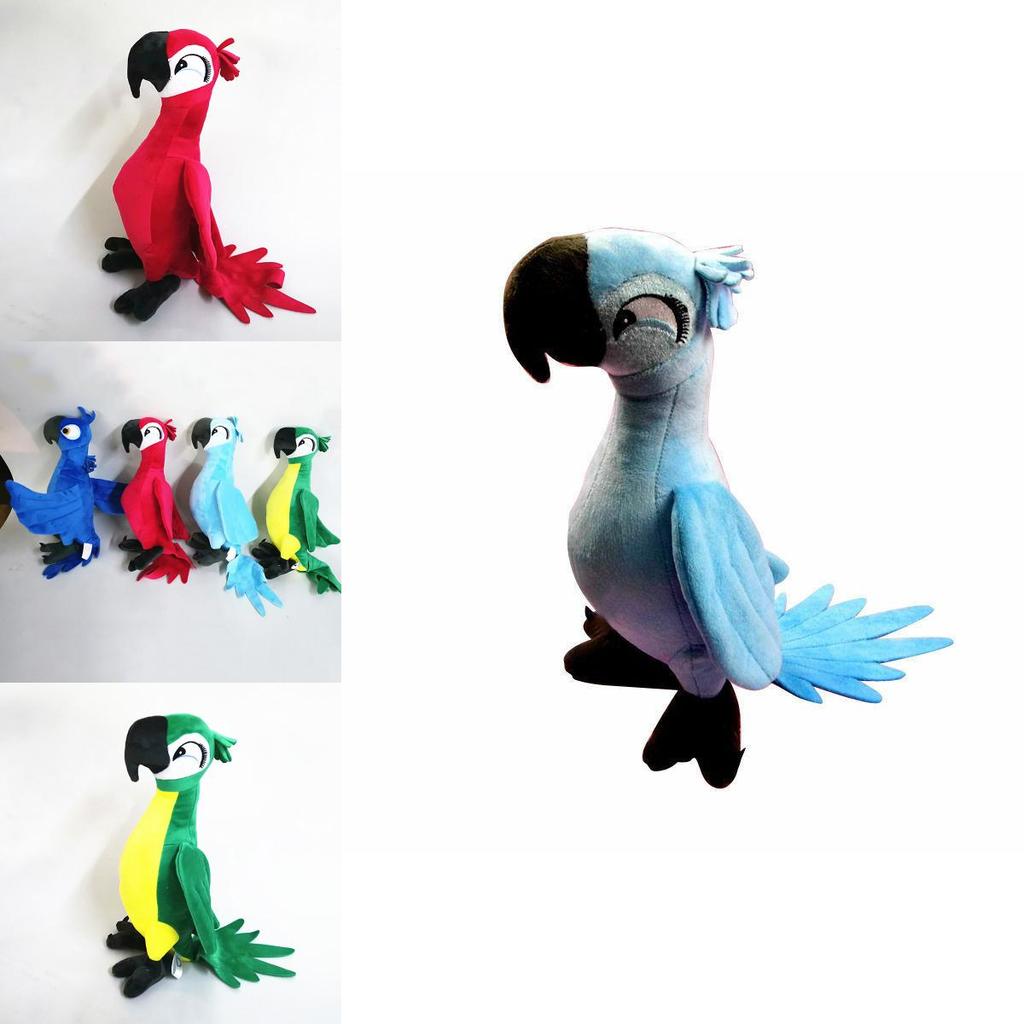 Adorable 30cm Rio Movie Plush Toy Parrot Bird Stuffed Animal Doll Perfect For Kids