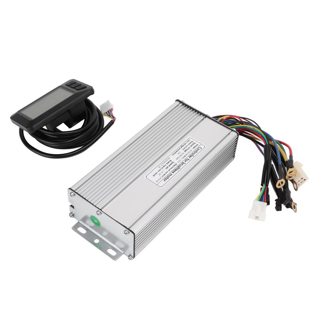 Electric Bike Conversion Kit 30A Controller LCD7U Display Panel Set Common Connecter for 36V 48V 1000W DC Motor