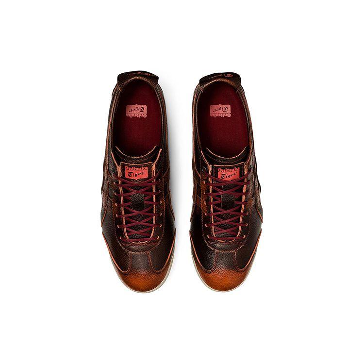 Onitsuka Tiger Mexico 66 Sd Non-Slip Durable Lightweight Low-Top Sports Casual Shoes Unisex Sneakers Black Red Brown 1183A837-500