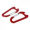 Easy To Carry Aluminum Carabiner Keychain Buckle Outdoor Gear