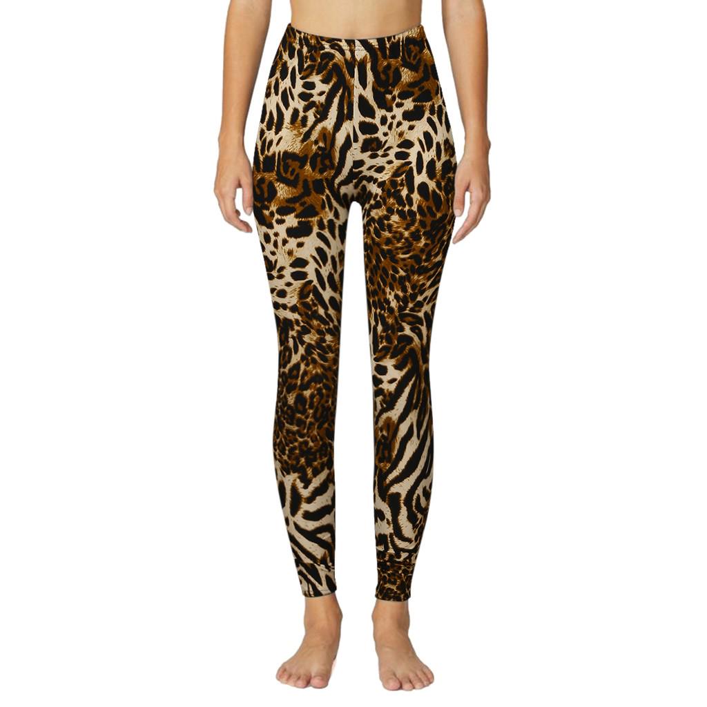 

Модные женские эластичные леггинсы для фитнеса, обтягивающие спортивные повседневные брюки для йоги бежевый