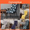 Beautifully Designed Leaves Starry High Back Chair Cushion For Luxurious Outdoor Seating
