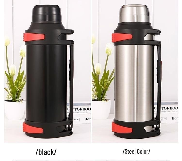 304 Stainless Steel 5L Thermos Flask - Large Capacity, Portable for Men & Women, Outdoor Car Use, Household Hot Water Bottle