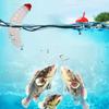 50Pcs Plastic Fishing Lures Artificial Bread Worm Fishing Lure Fake Worms for Bass Trout Freshwater Saltwater