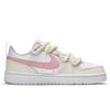 Nike Court Borough 2 Low top Skateboard Shoes GS White Pink BQ5448-100(Team177-)