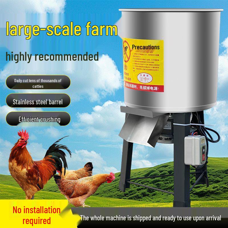 Broyeur à légumes et balle en acier inoxydable avec broyeur d'aliments pour volaille