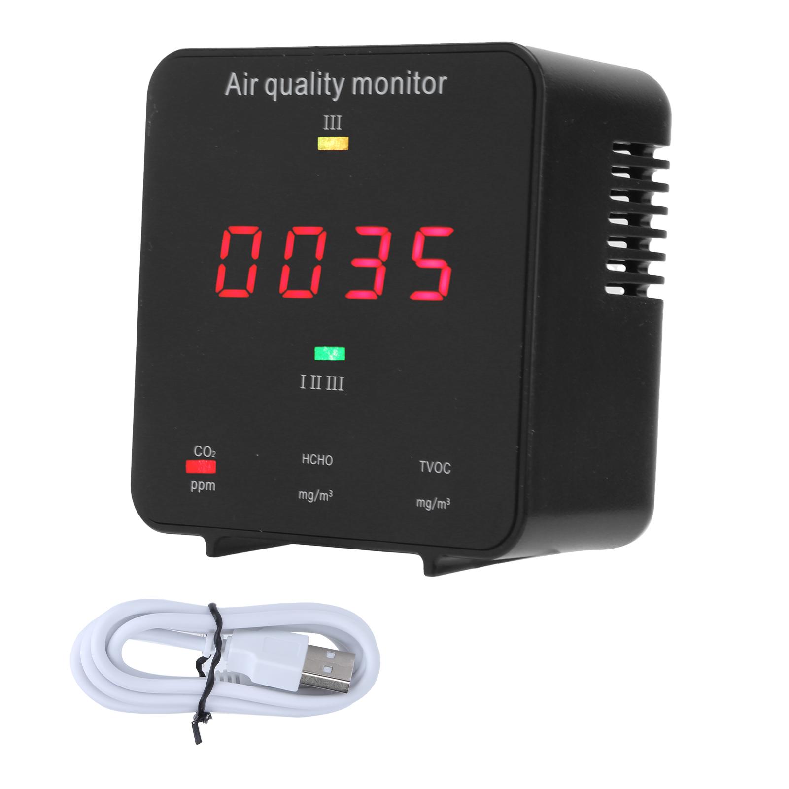 

Монитор качества воздуха Формальдегид Углекислый газ Цифровой детектор для домов офисов