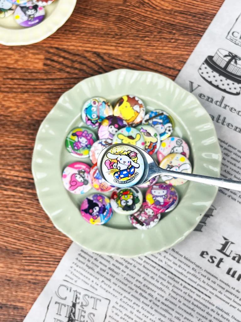 Latest Product In Stock Meileti Yuguigou Family Cute Granule Badge Series First Bullet Tinplate Bar Anime Peripherals Gifts