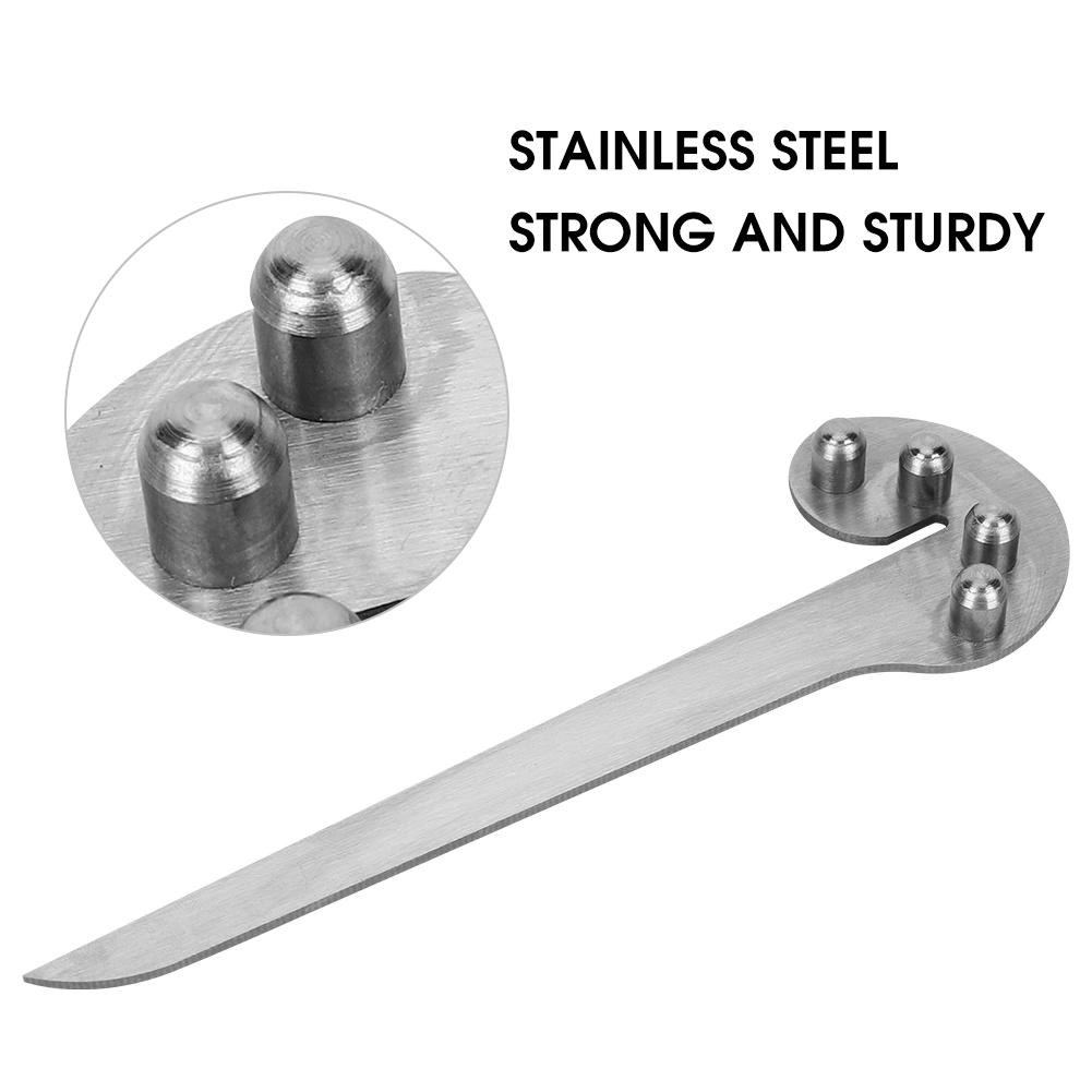 Center Gauge Wookworking Ruler Small Portable Marking Tool Stainless Steel Supplies