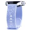 18mm 20mm 22mm Rose Engrave Band for Samsung Galaxy Watch 654 40mm 44mm Gear S3 Silicone Cute Strap Classic 43mm 45mm Active 2