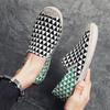 Fashion Green Slip-On Loafers Men Breathable Casual Flats Shoes Men Summer Sneakers Comfortable Fisherman Footwear Male Canvas