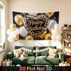Party Backdrop Birthday White Photo Booth Background Front Door Decor