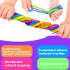 Enhancing Attention Silent Decompressors Rings Stretchable Sensory Wand Fun Toys  Holiday Gift