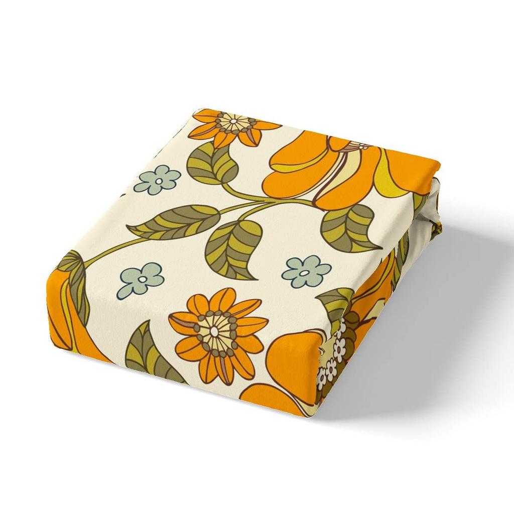 Bohemian pattern bed hat four-piece bedding set bedroom dormitory bedding decoration