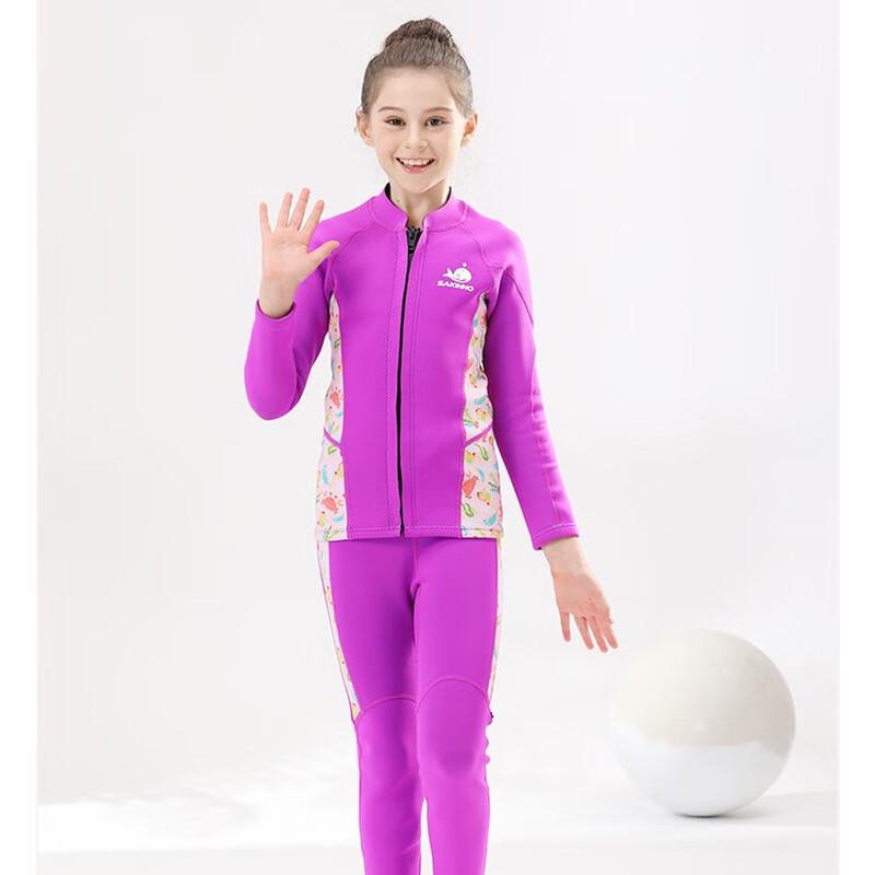 

SAKINNO Kids 2.5mm Thermal Sun Protection Split Wetsuit M