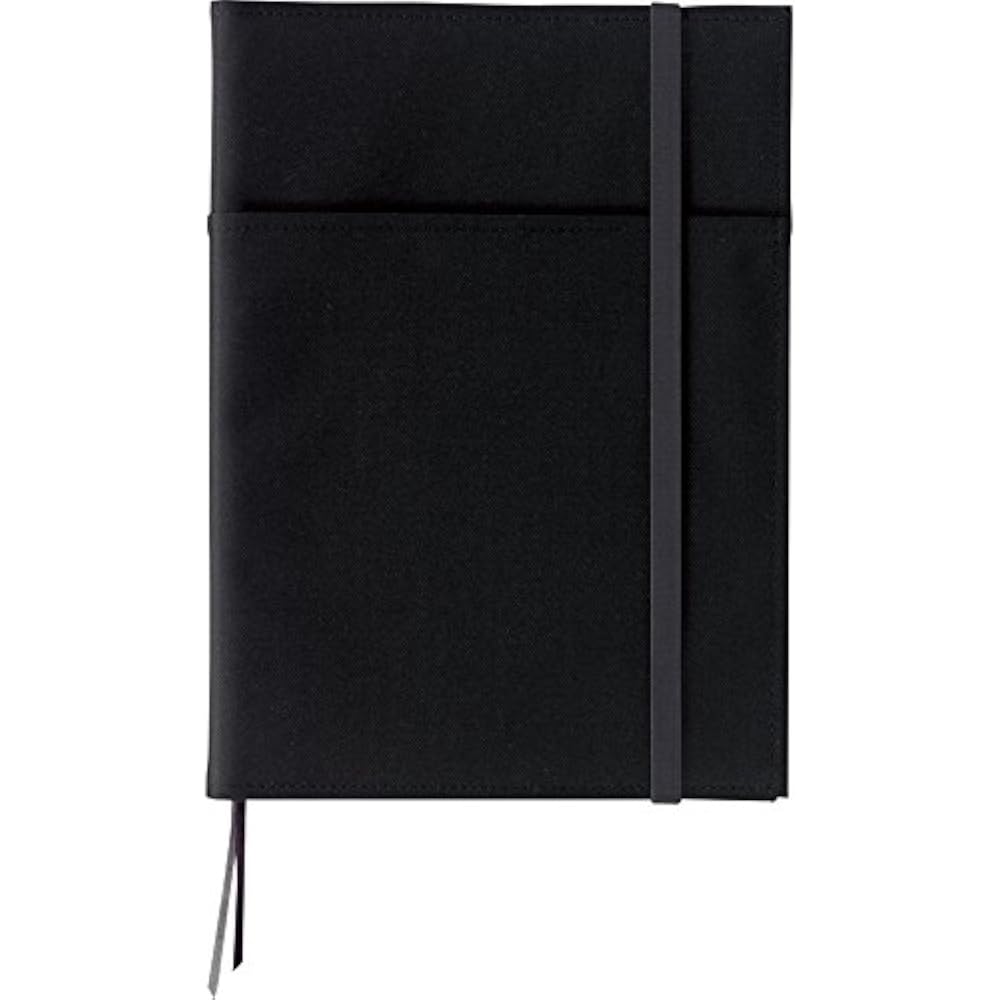 Kokuyo Notebook Cover, Notebook Compatible, Black, B5, BD, 40 Sheets, NO-683B-D