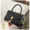 Pu Small Square Shoulder Bag For Women With Lock Closure Perfect For Daily Wear