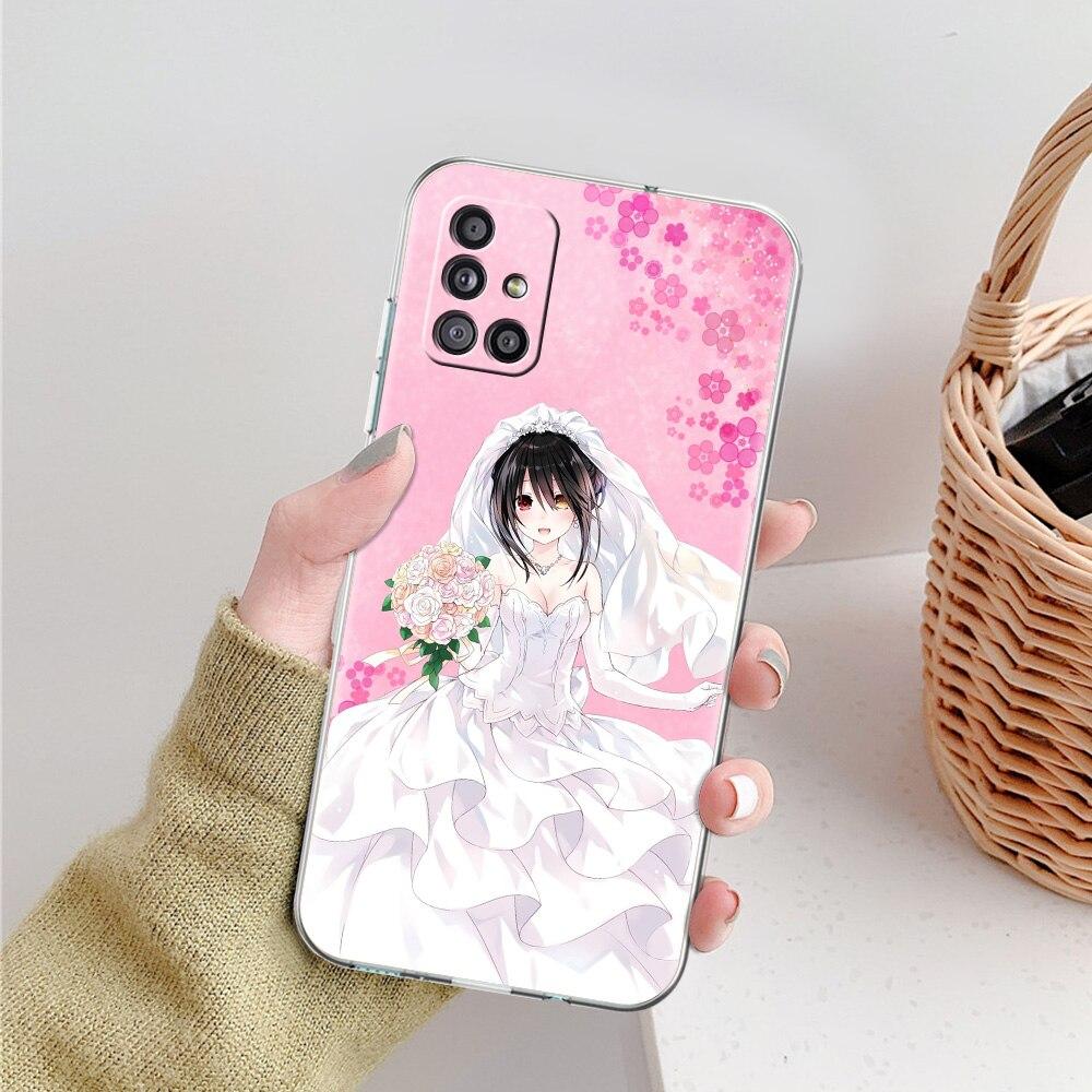 

Чехол для телефона Date a Live Tokisaki Kurumi Anime для Samsung Galaxy A51 A71 A21S A12 A11 A31 A41 A52 A32 5G A72 A01, прозрачный мягкий чехол Samsung A41