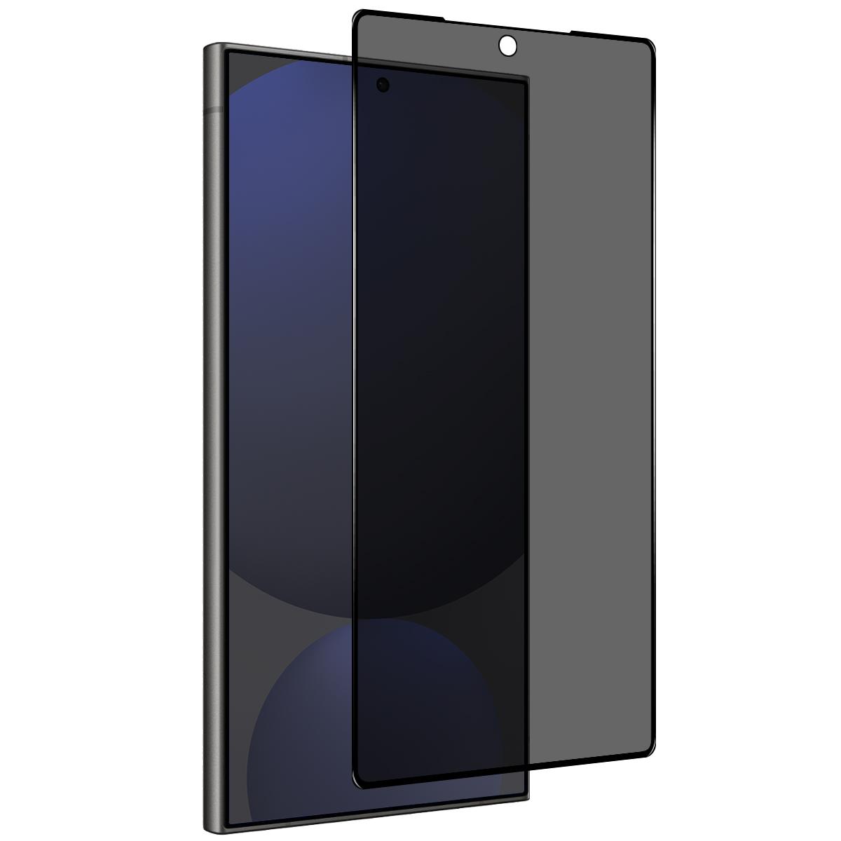 

NORTHJO A++ For Samsung Galaxy S25 Ultra Privacy Screen Protector Support Fingerprint Unlock High Aluminium-Silicon Glass 0.3mm Film Type A