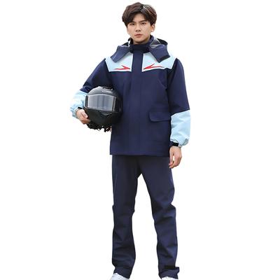 Regenbekleidung Set für Männer und für Bergpendeln zu Wasser für Wasserdruck Regenhose und Regenbekleidung blau x leicht [MASTORE] Frauen, Radfahren, Regenmantel,