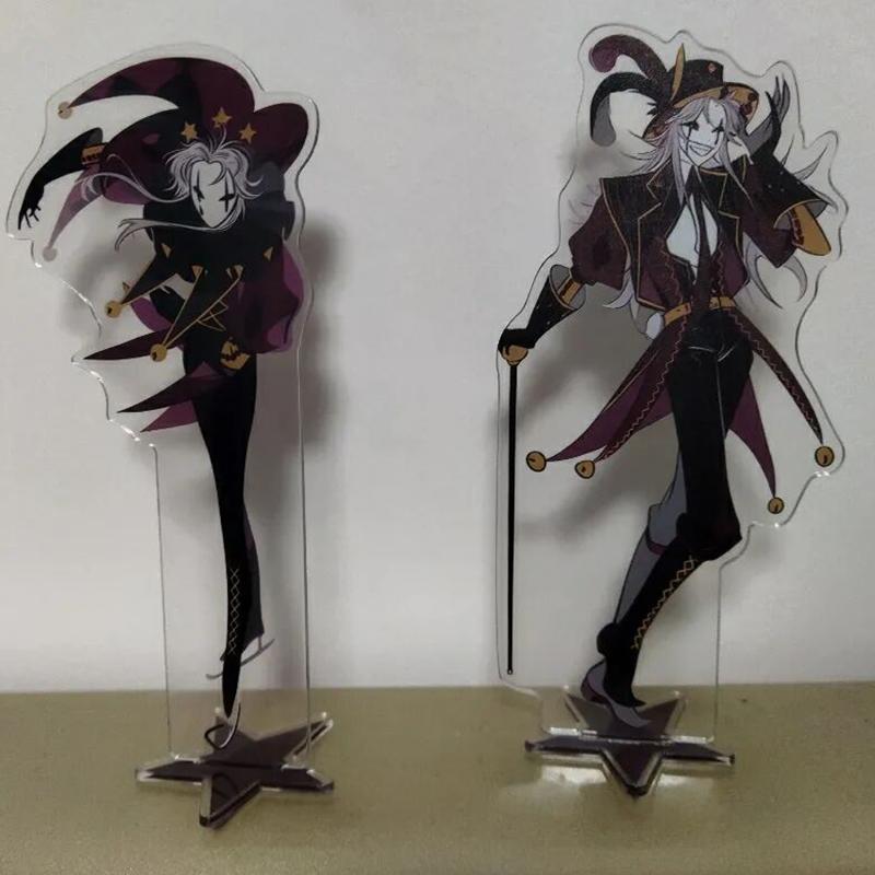 Game The Freak Circus Pierrot Cosplay Figure Stand Acrylic Standing Plate Model Ornament Accessories Decoration Props