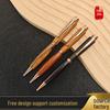 Customizable High-End Wooden Ballpoint Pen for Business Offices