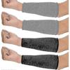 4 Pares de Braçadeiras Para Pele Sensível e Hematomas Cortes e Queimaduras Braçadeiras Resistentes ao Calor Mangas Protetoras para Antebraço Para Mulheres Homens Cozinhando Jardinagem