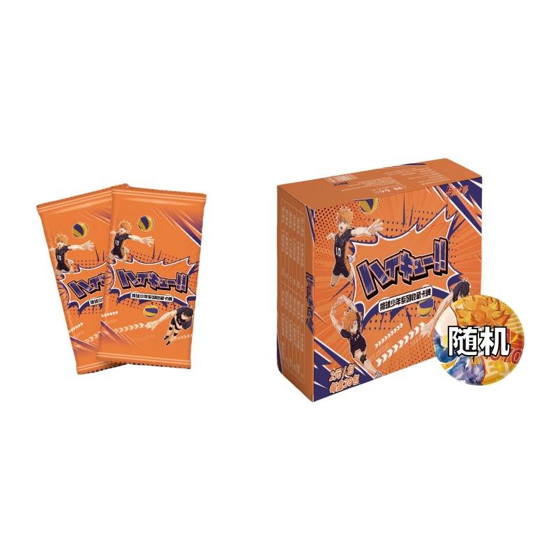 New Haikyuu Booster Box Cards Hinata Shoyo Kageyama Tobio Tsukishima Hotaru LR GMR Anime Character Collection Cards Toys Gifts
