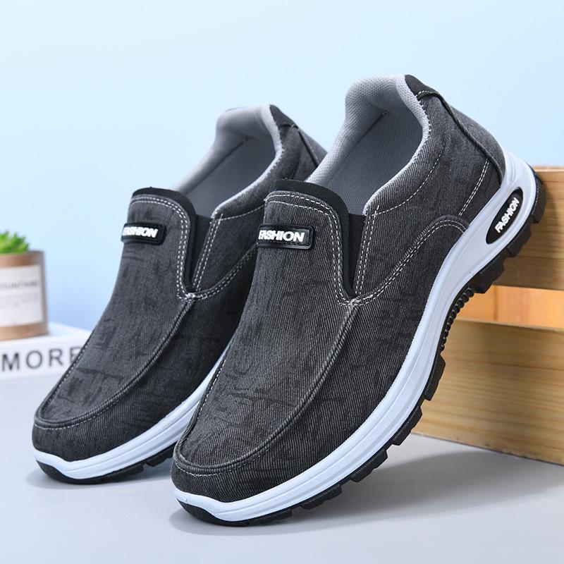 Men's Spring-Autumn Lightweight Non-Slip Soft Sole Dad Shoes - Comfortable Casual Walking Sneakers
