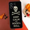 Rock Roll Skull Case For Xiaomi Redmi Note 14 13 Pro 9 10 11 12 Pro 10S 11S 12S Redmi 13C 10C 12C 14C Coque