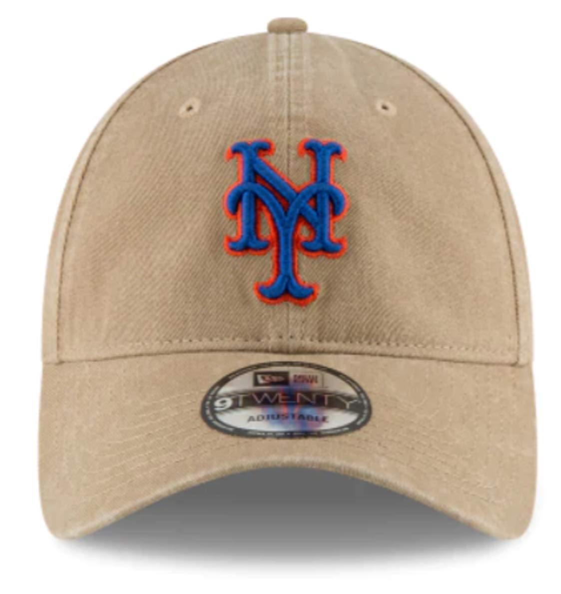 

New Era New York Mets Core Classic Хаки 9TWENTY Регулируемая Кепка Универсального Размера OSFM, Хаки,