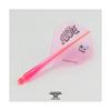 CONDOR Flight AXE Terumune Matsuyoshi Model Lazy Alone 2 Standard Short Neon Pink Darts Flights