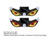 Devil Eyes Car Light Solar Powered LED Dynamic Windshield Ambient Lamp USB-C Rechargeable Vehicle Light with Vibration And Light Sensor