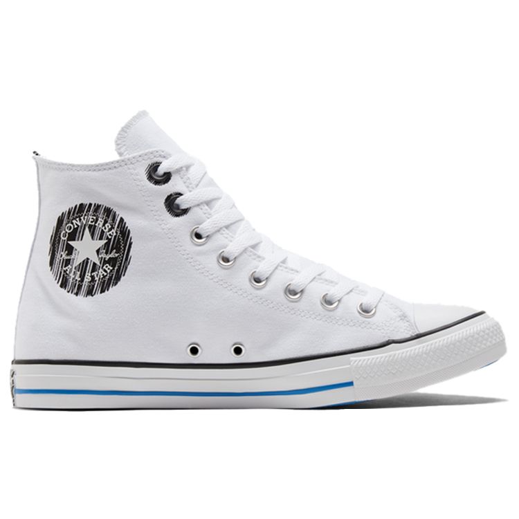 Converse Chuck Taylor All Star Vintage Versatile High-Top Canvas Sneakers Unisex Sneakers White Black 171964C