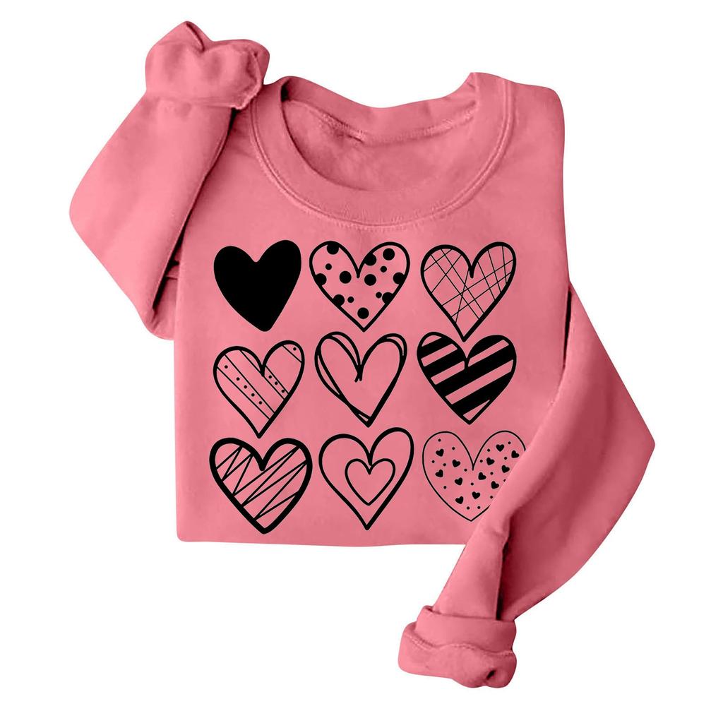 Loses bedrucktes Kapuzen-Sweatshirt für Damen, lässiges modisches Sport-Sweatshirt