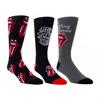 The Rolling Stones Calcetines de tripulación con logotipos para adultos unisex