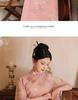 Orchid Green Summer 2025 Cheongsam: Chinese-Style Young Girl's Ao Dai Tea Dress for College Send-Off
