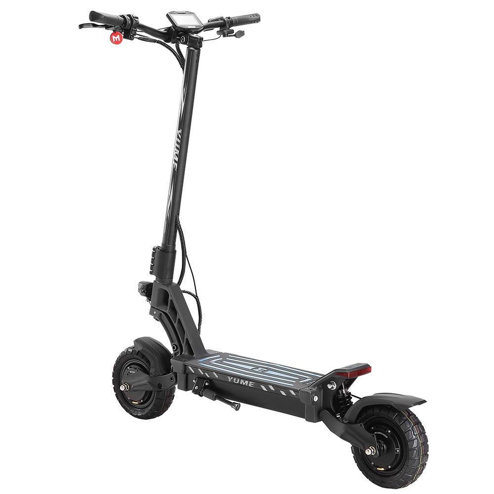 Skládací elektrická koloběžka YUME HAWK 10" 2000Wx2 Motor S NFC 60V 22.5AH Plně odpružená elektrická koloběžka pro dospělé Maximální rychlost 70 km/h Černá